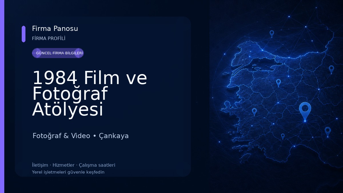 1984 Film ve Fotoğraf Atölyesi Fotoğraf & Video