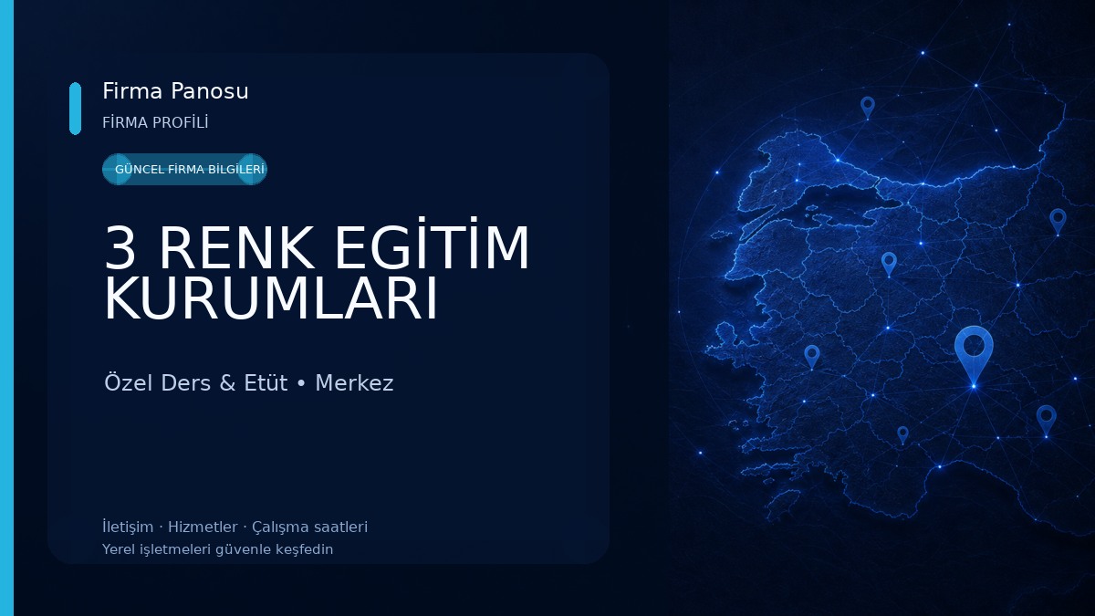 3 RENK EGİTİM KURUMLARI 