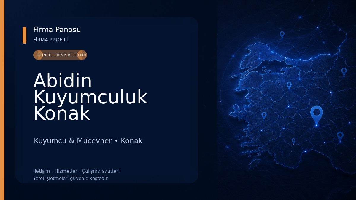 Abidin Kuyumculuk Konak Kuyumcu & Mücevher