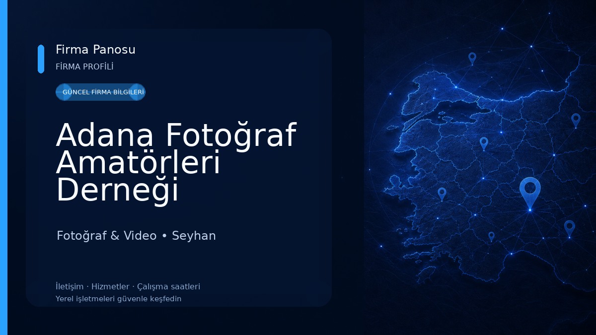 Adana Fotoğraf Amatörleri Derneği Fotoğraf & Video