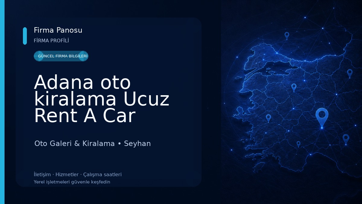 Adana oto kiralama Ucuz Rent A Car Havalimanı Araç Kiralama Oto Galeri & Kiralama