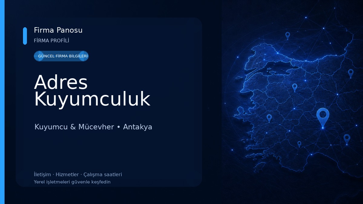 Adres Kuyumculuk Kuyumcu & Mücevher