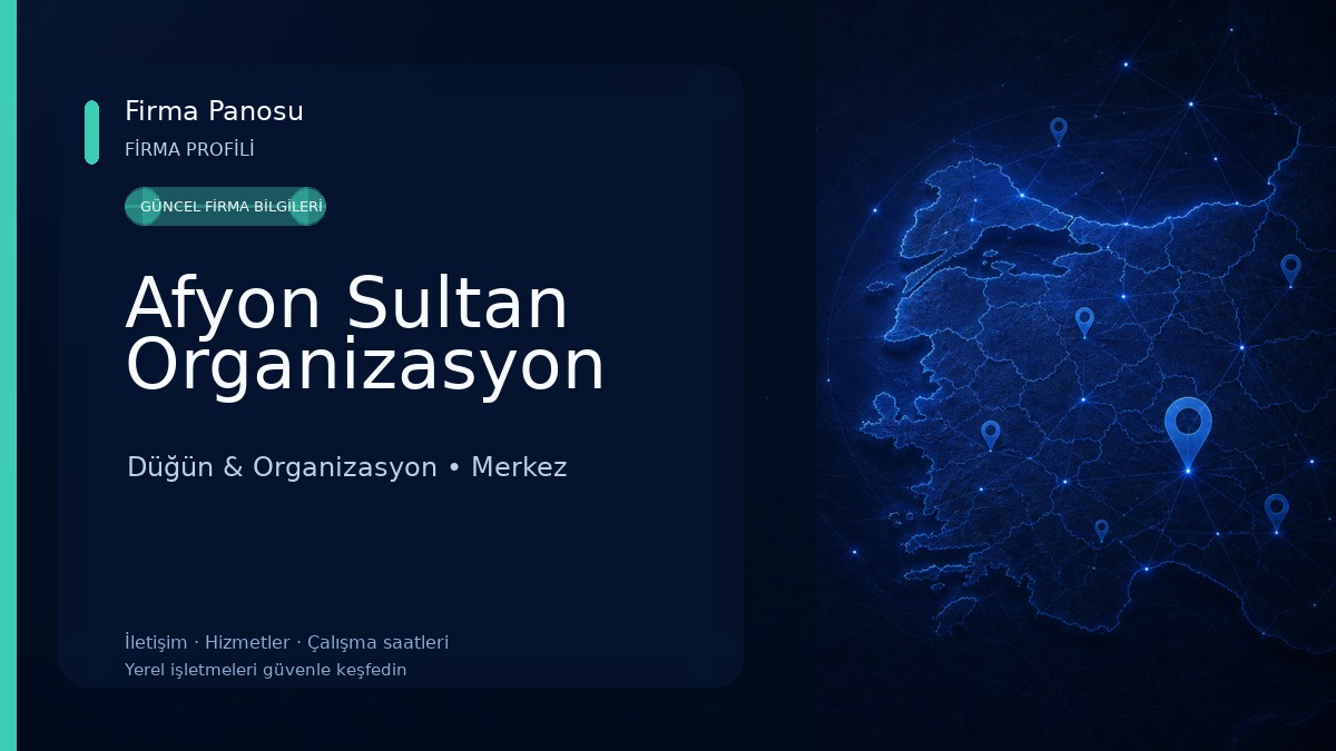 Afyon Sultan Organizasyon 