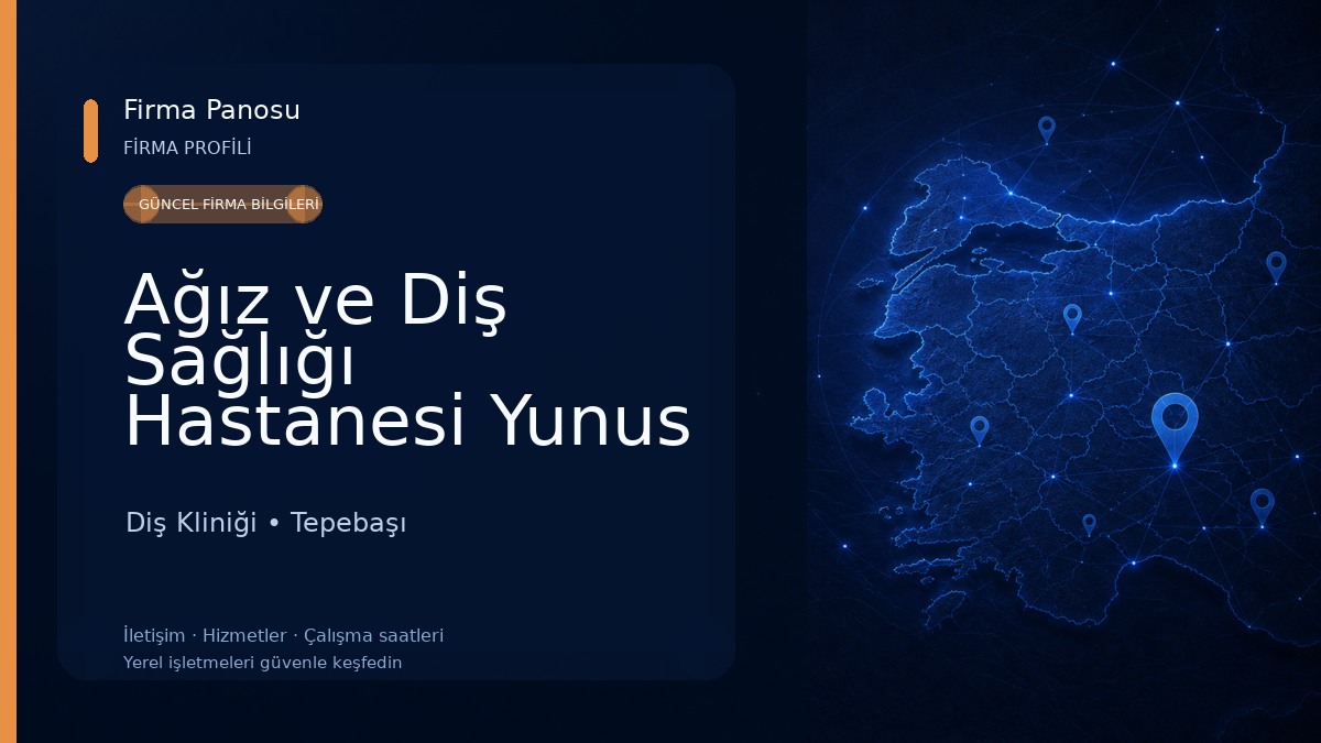 Ağız ve Diş Sağlığı Hastanesi Yunus Emre Semt Polikliniği Diş Kliniği
