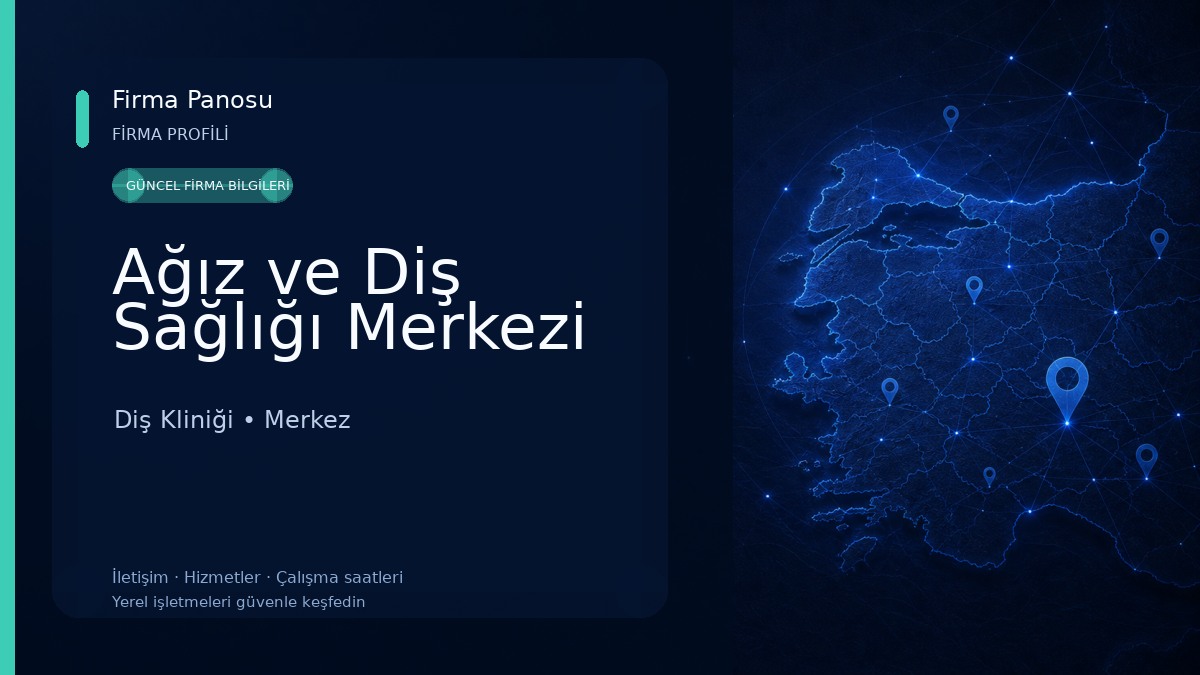Ağız ve Diş Sağlığı Merkezi Diş Kliniği