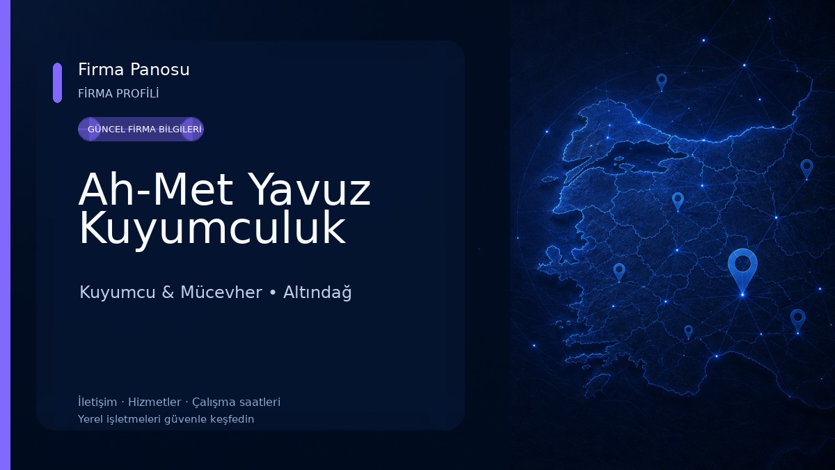 Ah-Met Yavuz Kuyumculuk Kuyumcu & Mücevher
