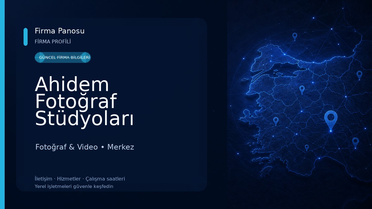 Ahidem Fotoğraf Stüdyoları Fotoğraf & Video