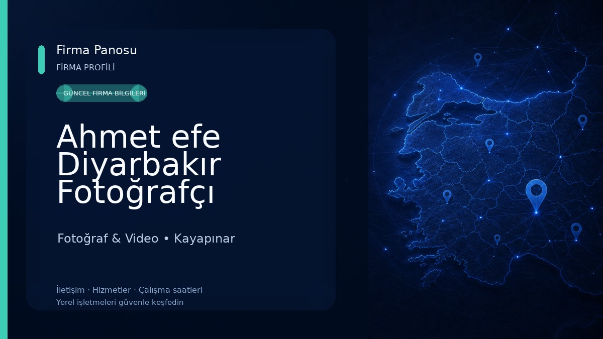 Ahmet efe Diyarbakır Fotoğrafçı 
