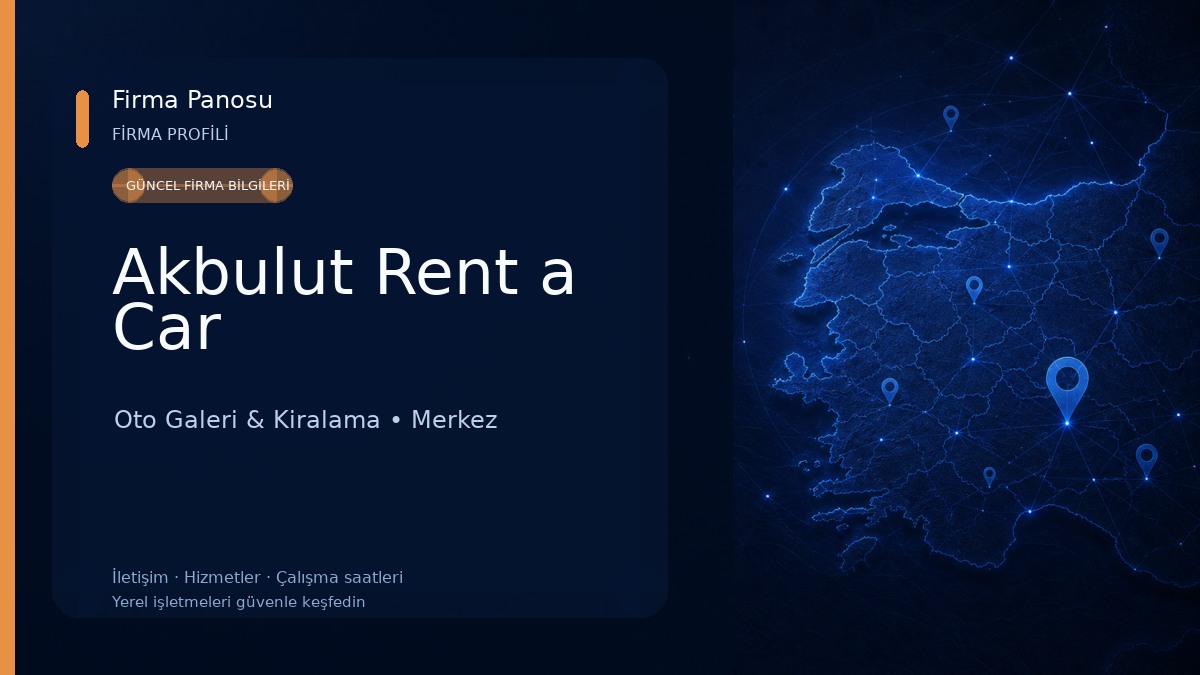Akbulut Rent a Car Oto Galeri & Kiralama