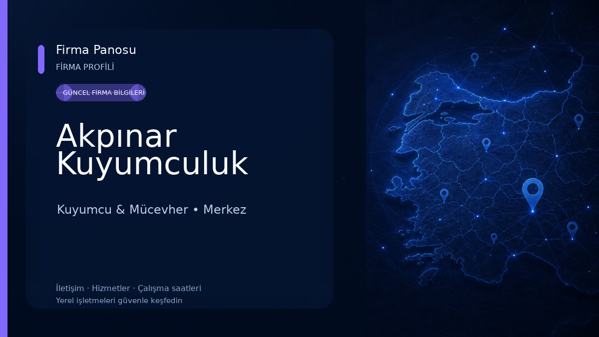 Akpınar Kuyumculuk Kuyumcu & Mücevher