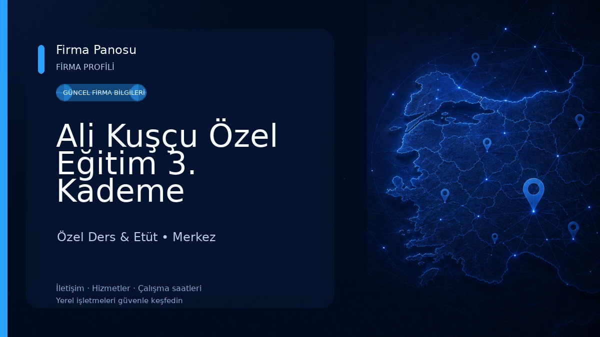 Ali Kuşçu Özel Eğitim 3. Kademe Uygulama Okulu 
