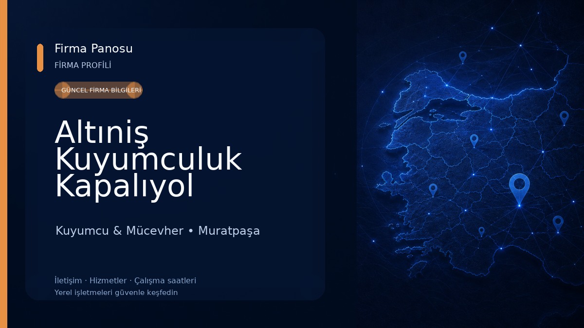 Altıniş Kuyumculuk Kapalıyol Kuyumcu & Mücevher