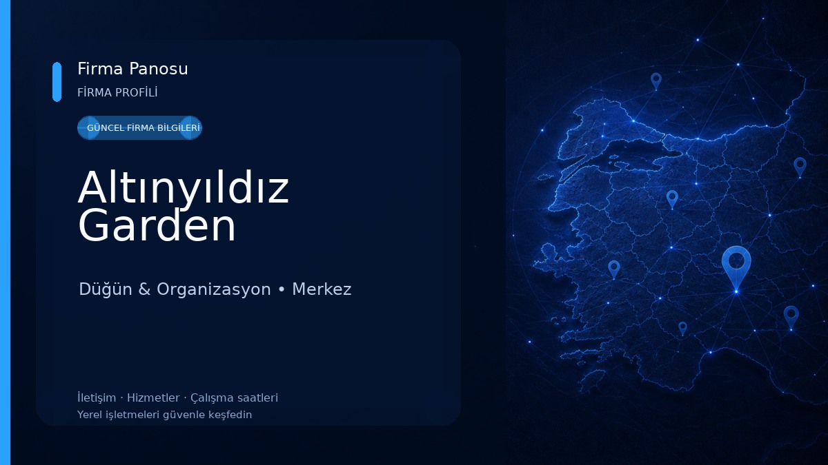 Altınyıldız Garden Düğün & Organizasyon