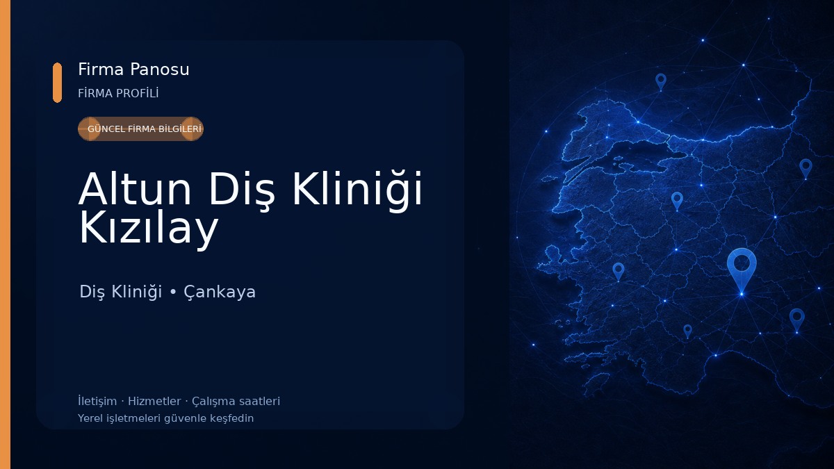 Altun Diş Kliniği Kızılay Diş Kliniği