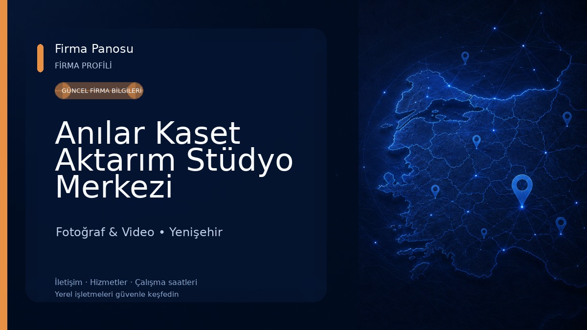Anılar Kaset Aktarım Stüdyo Merkezi 