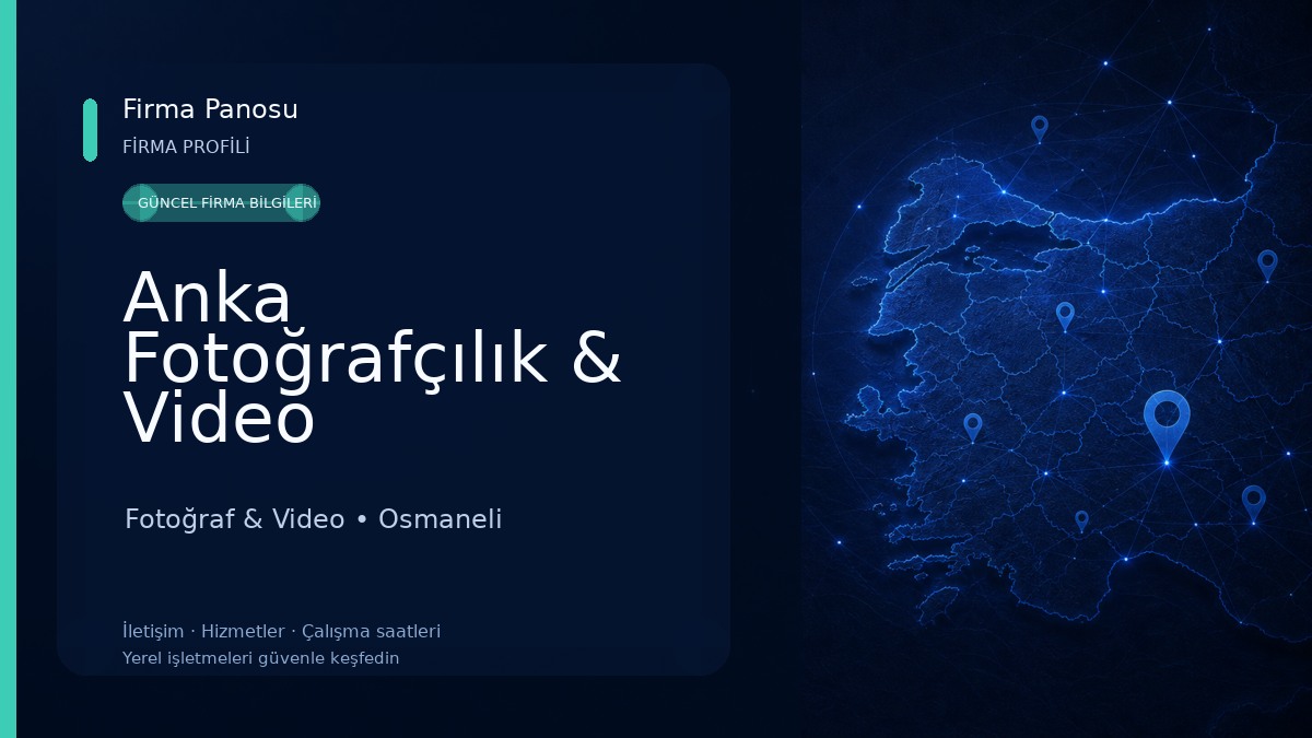 Anka Fotoğrafçılık & Video Fotoğraf & Video