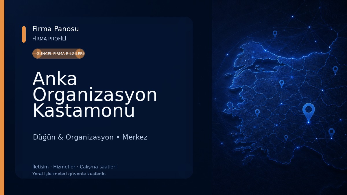 Anka Organizasyon Kastamonu Düğün & Organizasyon