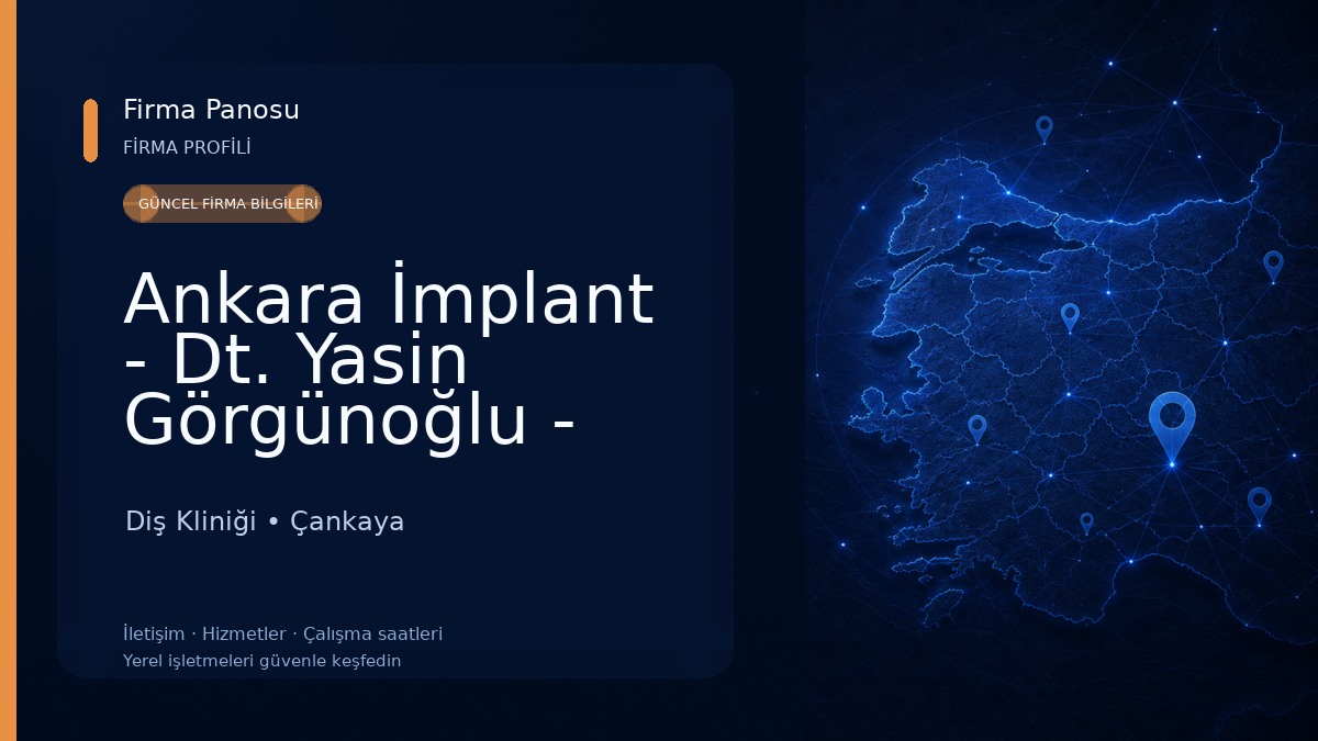 Ankara İmplant - Dt. Yasin Görgünoğlu - Ankara En İyi Diş Hekimi - Ankara Diş Hekimi Tavsiye - İmplant Fiyatları - Zirkonyum 