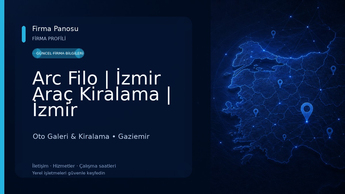Arc Filo | İzmir Araç Kiralama | İzmir Havalimanı Oto Kiralama | İzmir Rent a Car Oto Galeri & Kiralama