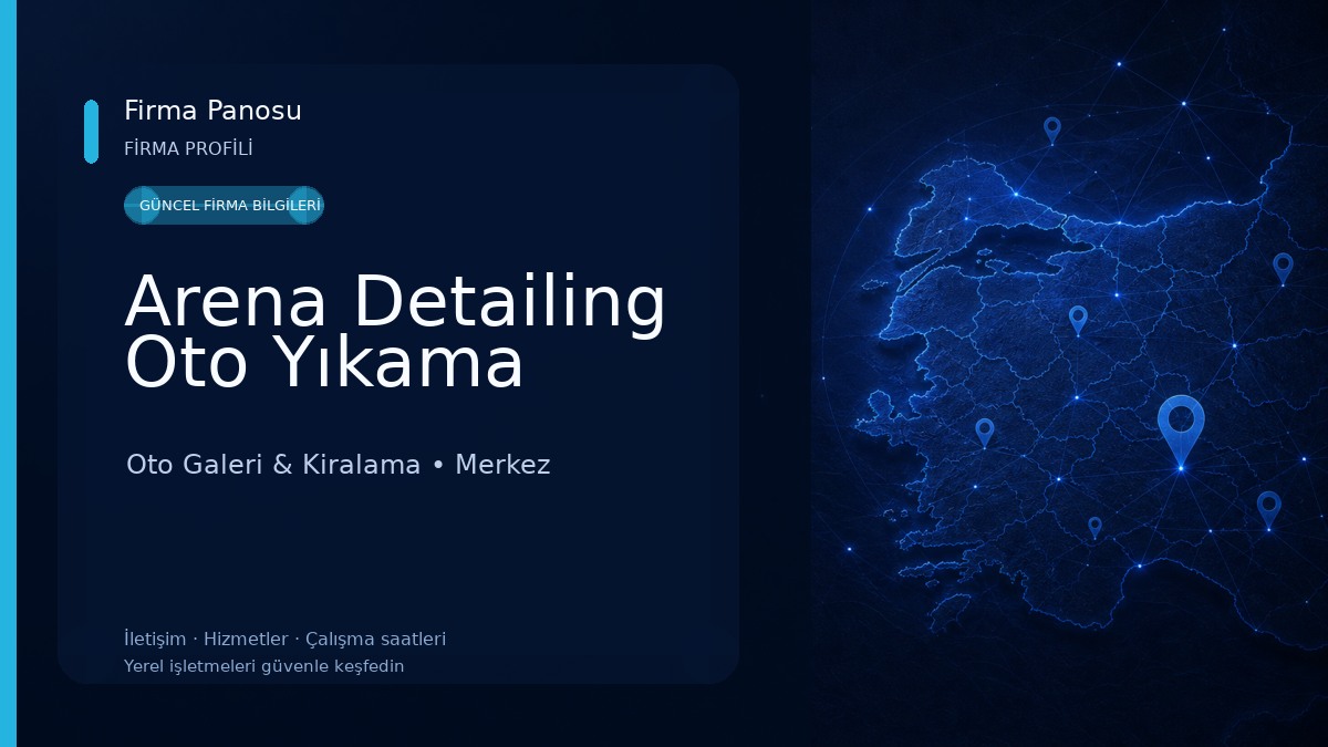Arena Detailing Oto Yıkama Oto Galeri & Kiralama