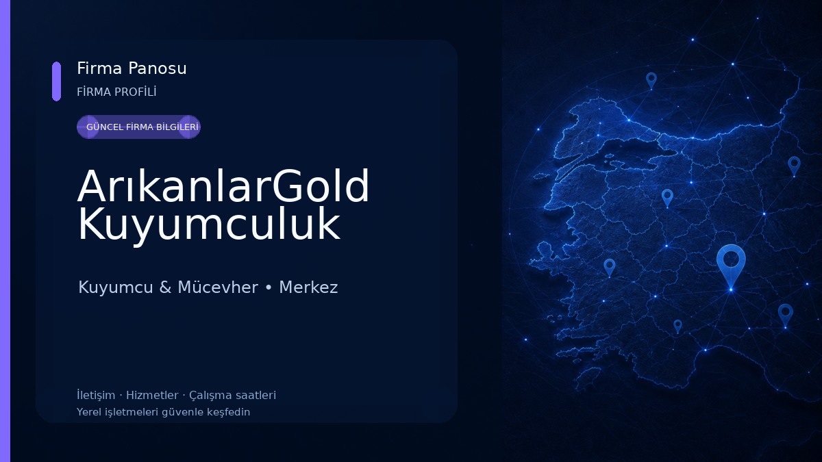 ArıkanlarGold Kuyumculuk Kuyumcu & Mücevher