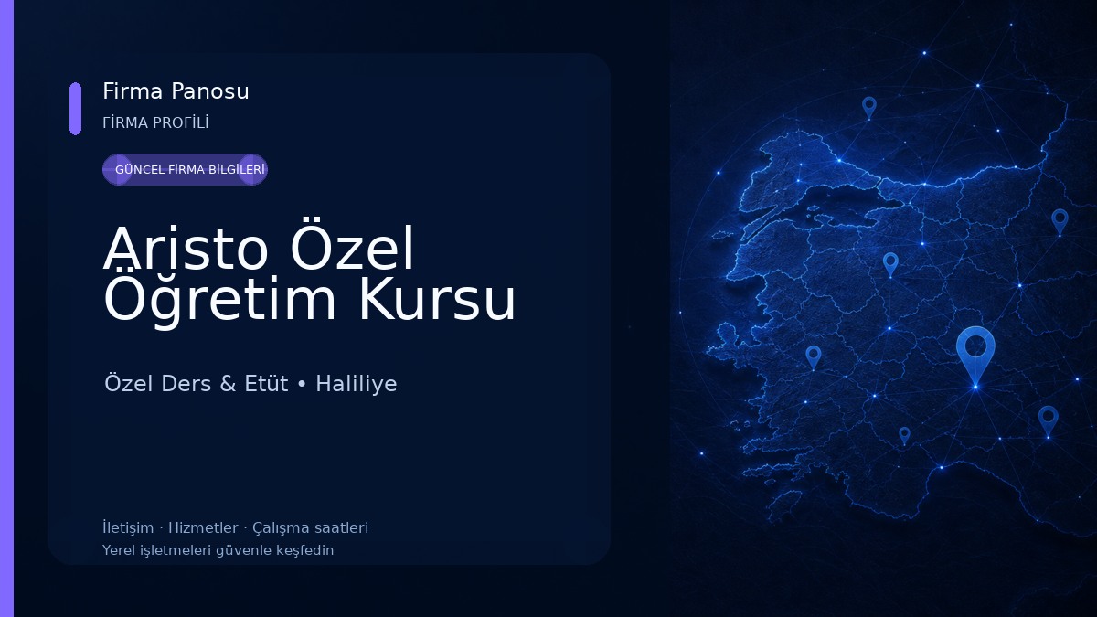Aristo Özel Öğretim Kursu 