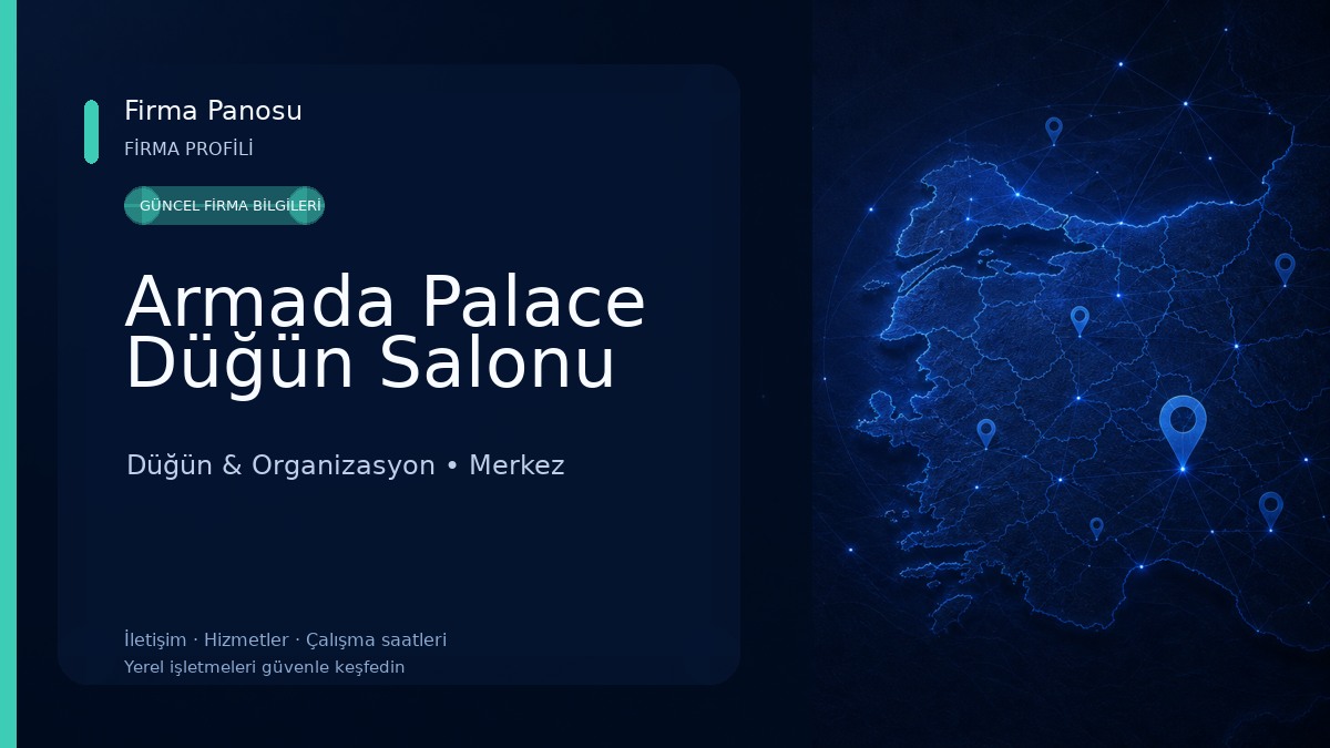 Armada Palace Düğün Salonu Düğün & Organizasyon
