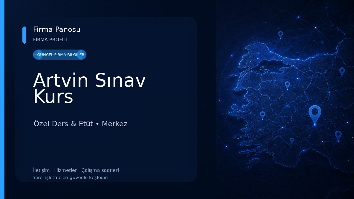 Artvin Sınav Kurs 