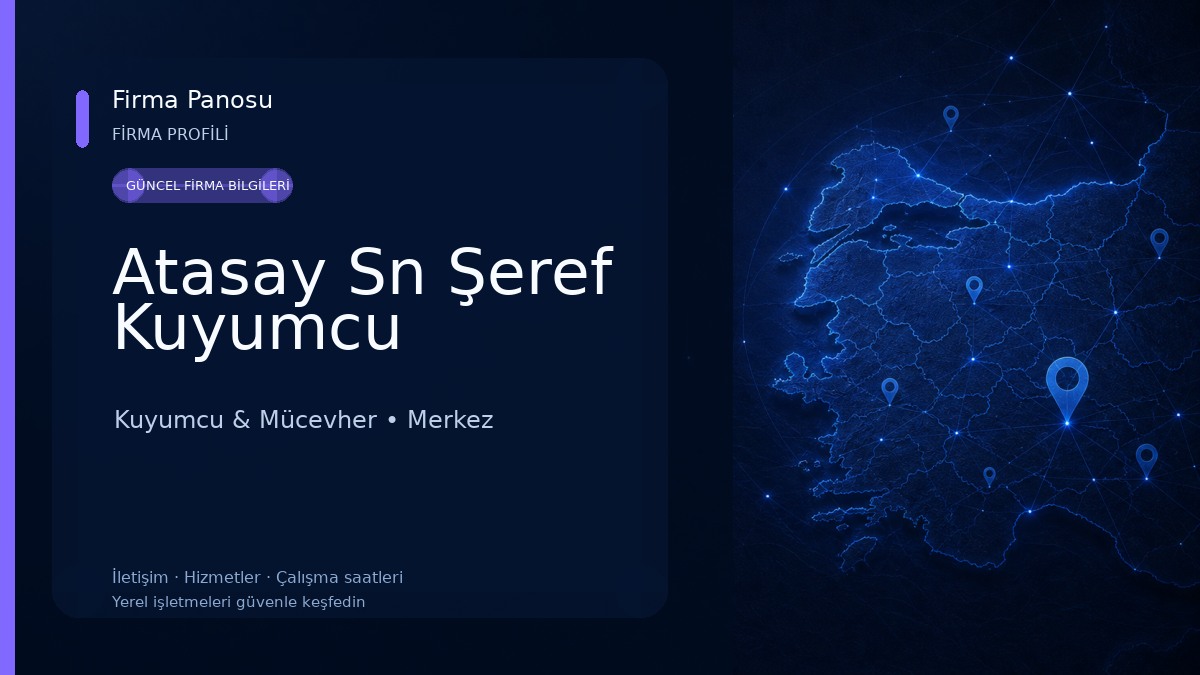 Atasay Sn Şeref Kuyumcu
