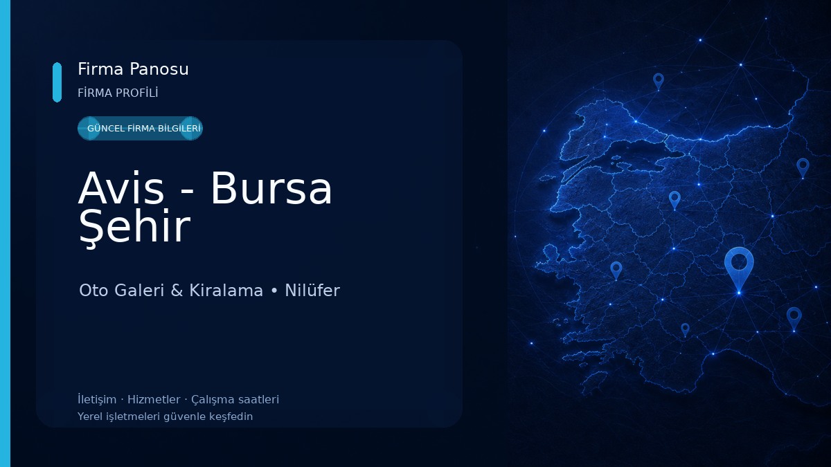 Avis - Bursa Şehir Oto Galeri & Kiralama