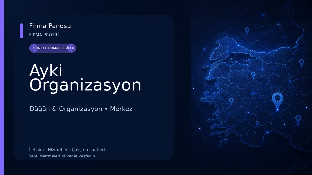 Ayki Organizasyon Düğün & Organizasyon