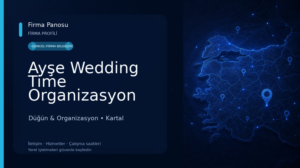 Ayşe Wedding Time Organizasyon Düğün & Organizasyon