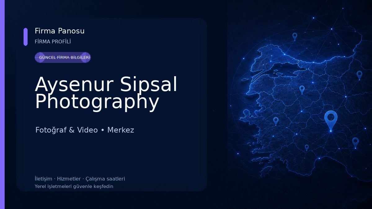 Aysenur Sipsal Photography Fotoğraf & Video