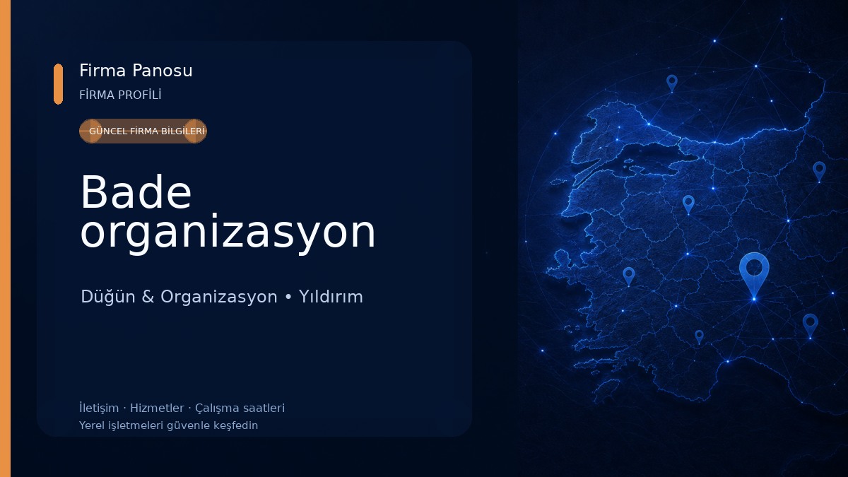 Bade organizasyon Düğün & Organizasyon