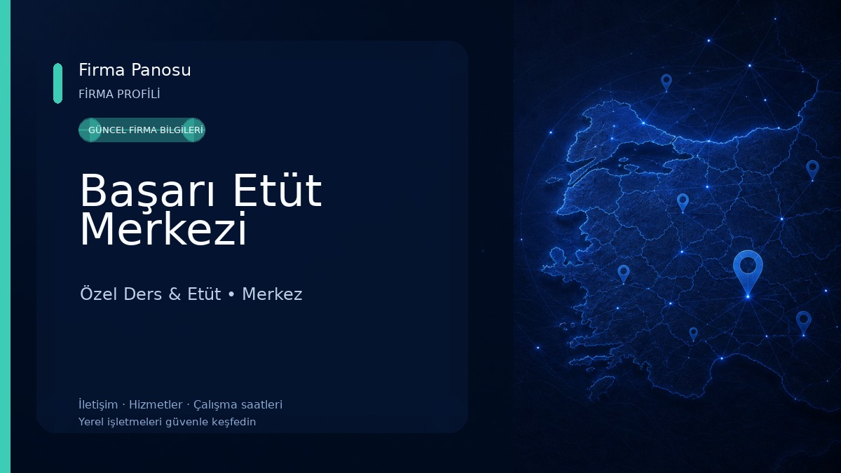Başarı Etüt Merkezi Özel Ders & Etüt