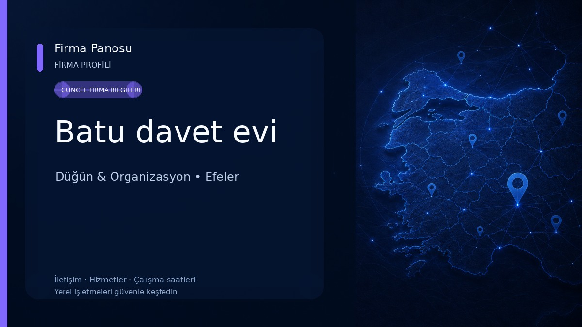 Batu davet evi Düğün & Organizasyon