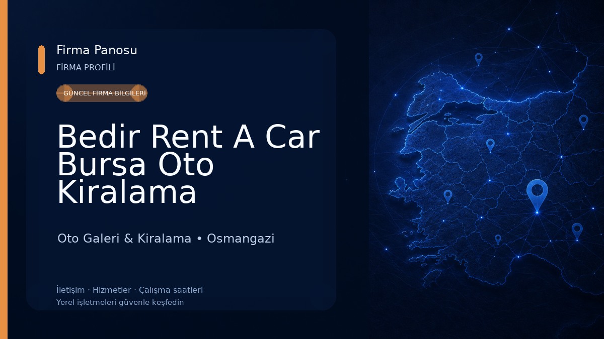 Bedir Rent A Car Bursa Oto Kiralama Oto Galeri & Kiralama