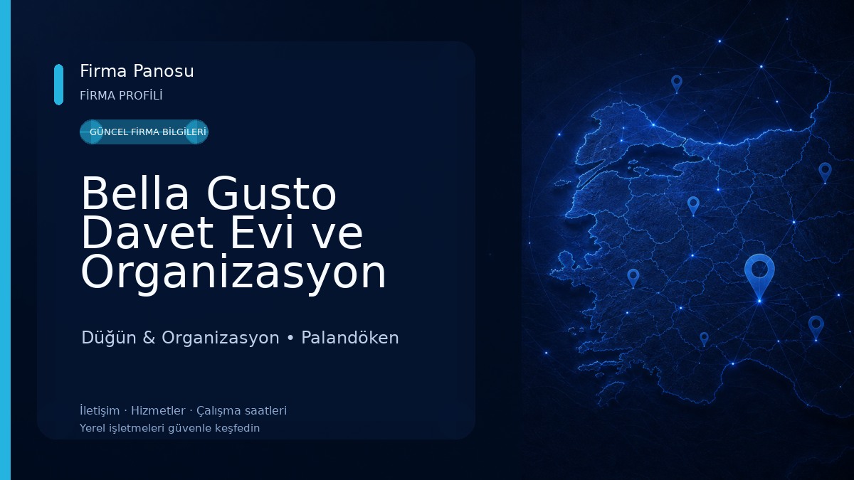 Bella Gusto Davet Evi ve Organizasyon Düğün & Organizasyon