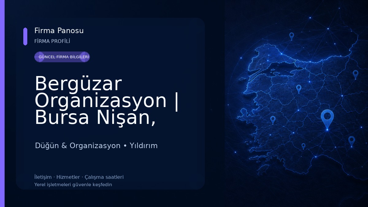 Bergüzar Organizasyon | Bursa Nişan, Söz ve Düğün Davet Tasarımı 