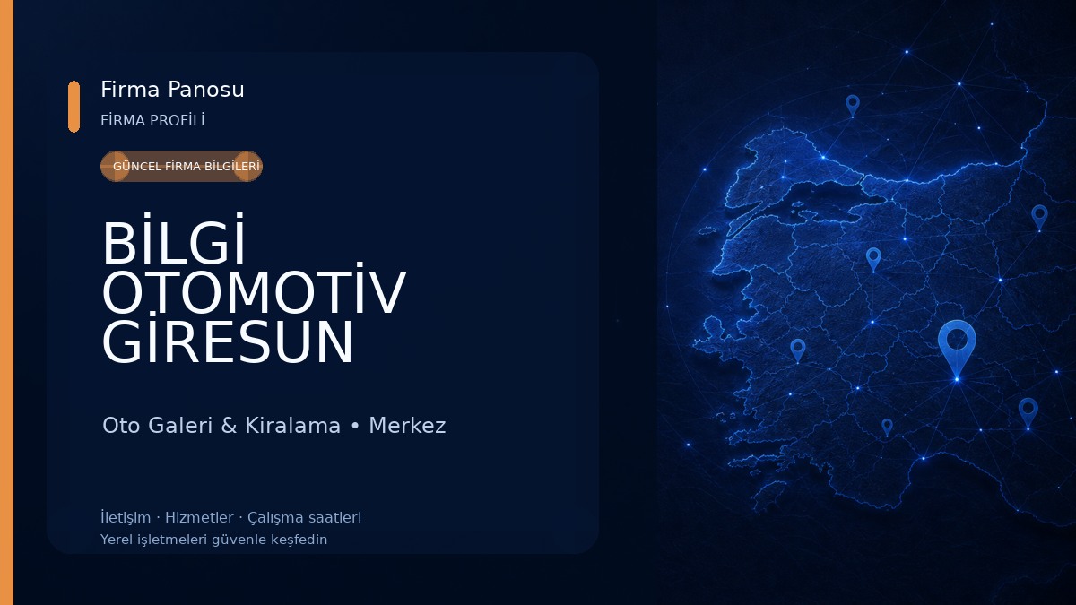 BİLGİ OTOMOTİV GİRESUN Oto Galeri & Kiralama
