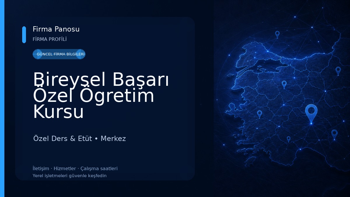 Bireysel Başarı Özel Ögretim Kursu 