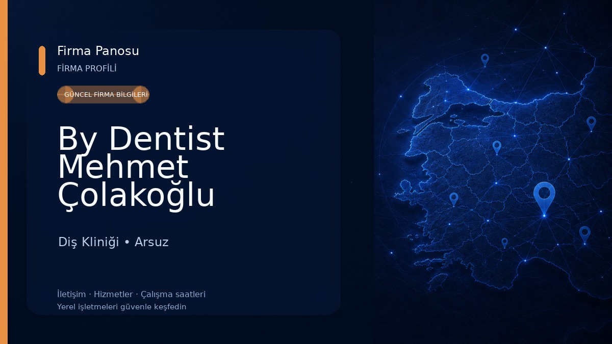 By Dentist Mehmet Çolakoğlu Diş Kliniği