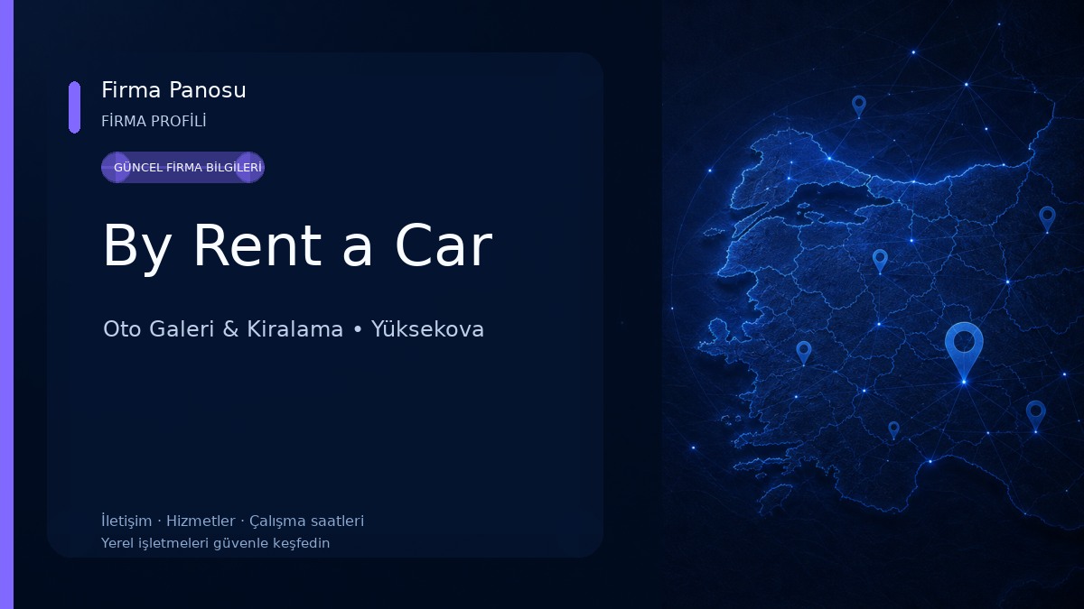 By Rent a Car Oto Galeri & Kiralama