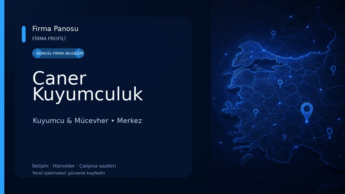 Caner Kuyumculuk Kuyumcu & Mücevher