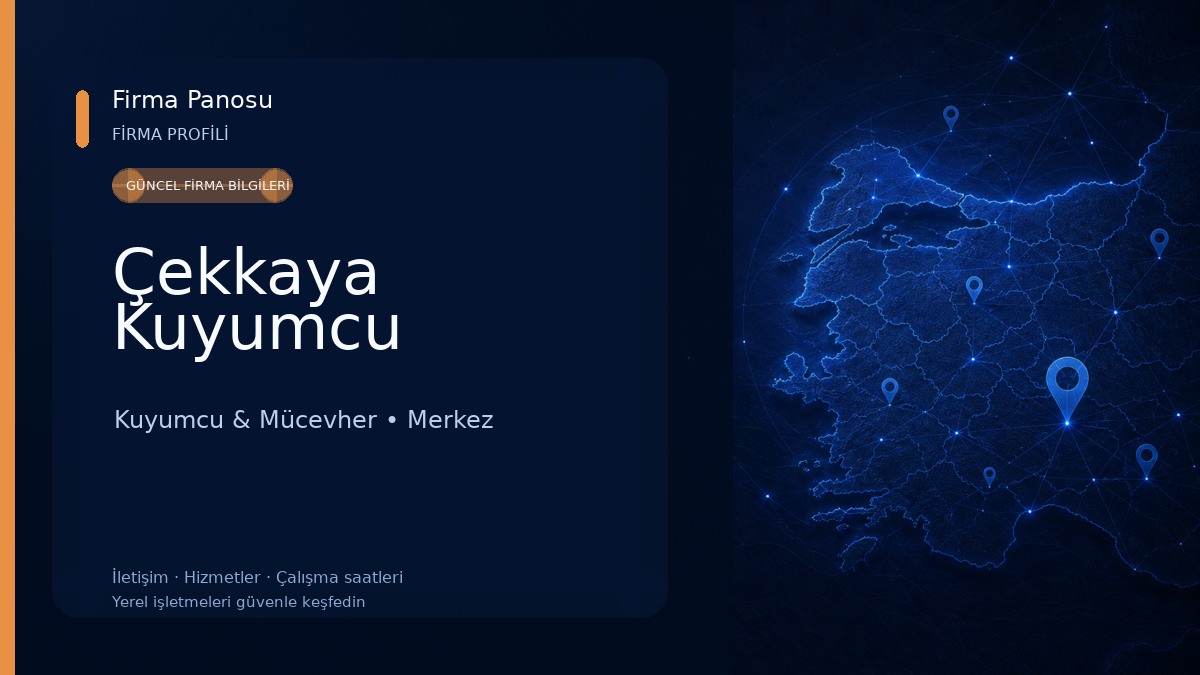 Çekkaya Kuyumcu Kuyumcu & Mücevher