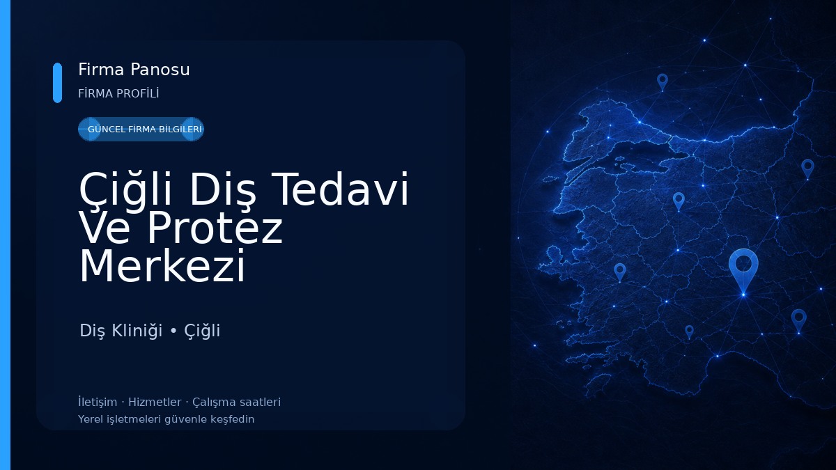 Çiğli Diş Tedavi Ve Protez Merkezi Diş Kliniği