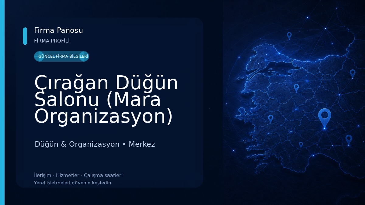 Çırağan Düğün Salonu (Mara Organizasyon) Düğün & Organizasyon