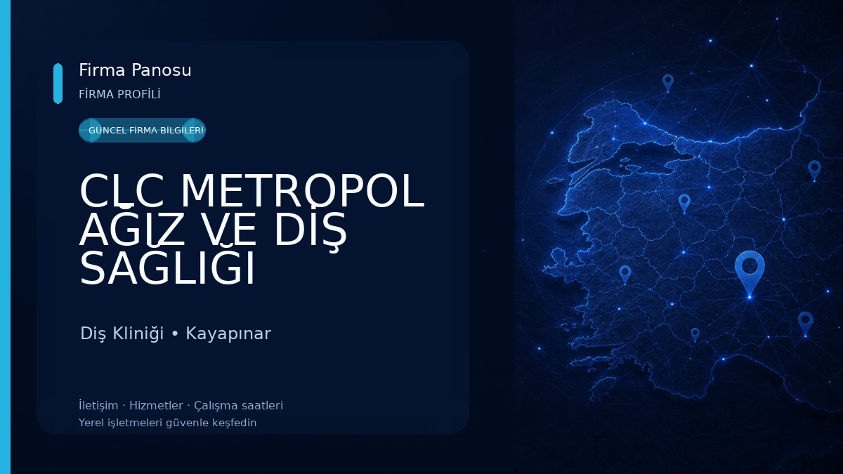 CLC METROPOL AĞIZ VE DİŞ SAĞLIĞI POLİKLİNİĞİ | TESİSLER Diş Kliniği