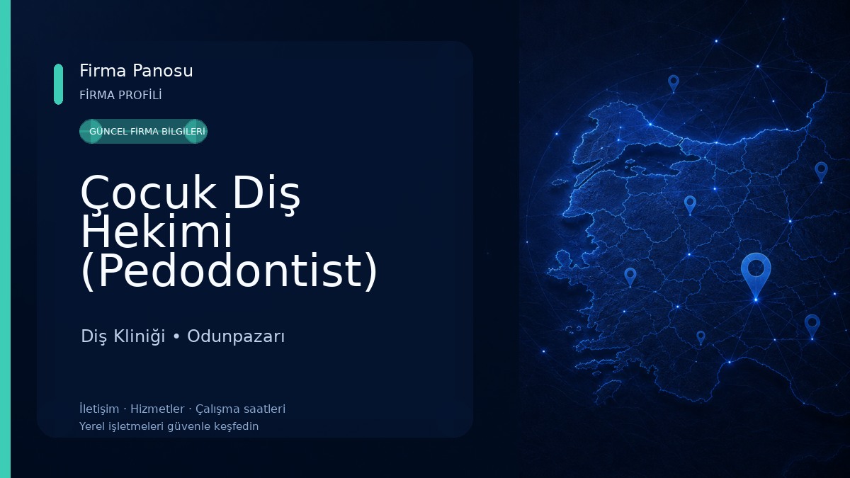 Çocuk Diş Hekimi (Pedodontist) Dr.Dt. Erçin ŞEBEROL Diş Kliniği