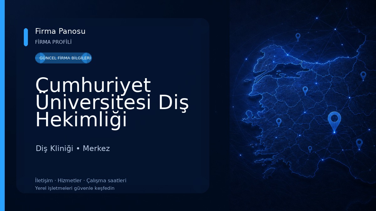 Cumhuriyet Üniversitesi Diş Hekimliği Fakültesi Diş Kliniği